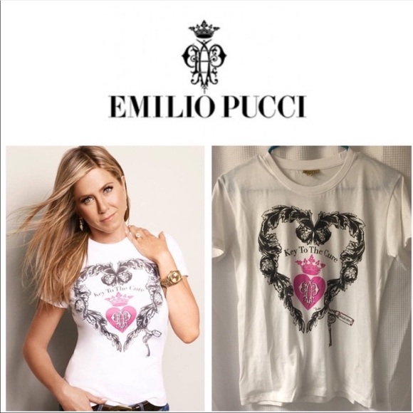 📌 Emilio Pucci “Key to the Cure” T-Shirt - Picture 2 of 6